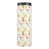 スケッチされたカクテルパターン タンブラー (裏面)