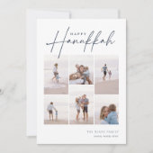 スケッチされたカード6フォトコラージュハヌカー シーズンカード (正面)