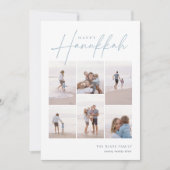 スケッチされたカード6フォトコラージュハヌカー シーズンカード (正面)