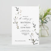 スケッチされた葉の植物結婚の葉 (スタンド正面)