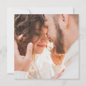 スケッチされた葉モダンの結婚植物 セーブザデート (裏面)