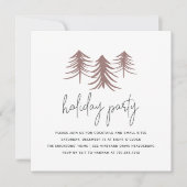 スケッチした松 |休日モダンパーティー 招待状 (正面)