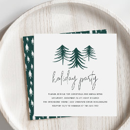 スケッチした松 |休日モダンパーティー 招待状