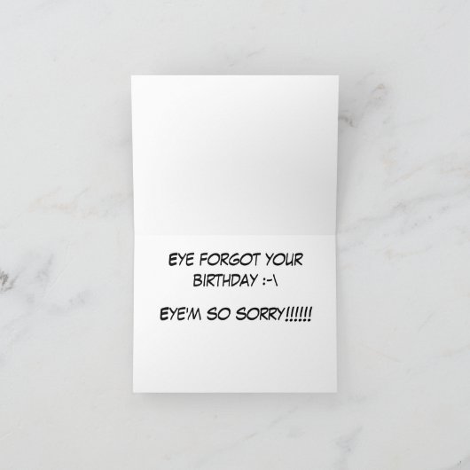 スケッチと目 カード (内部)