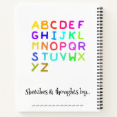 スケッチと考えノート ノートブック (裏面)