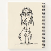 スケッチと落書きノート ノートブック (裏面)