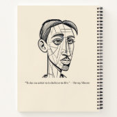 スケッチと落書きノート ノートブック (裏面)