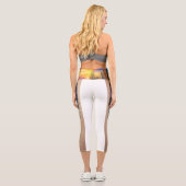 スケッチのシンプル本質、インスピレーションとしての翼 カプリレギンス (裏面)