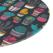 スケッチのスタイルパターンの手描きのサボテン カッティングボード (角)