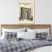 スケッチのポルテサンデニスモニュメント キャンバスプリント (インサイチュ (寝室))