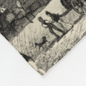 スケッチのポルテサンデニスモニュメント フリースブランケット (角)