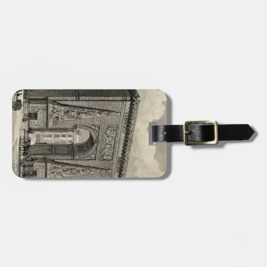 スケッチのポルテサンデニスモニュメント ラゲッジタグ (正面横)