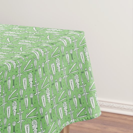 スケッチのワニパターン2 テーブルクロス (インサイチュ)