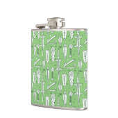 スケッチのワニパターン フラスク (左)