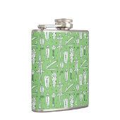 スケッチのワニパターン フラスク (右)