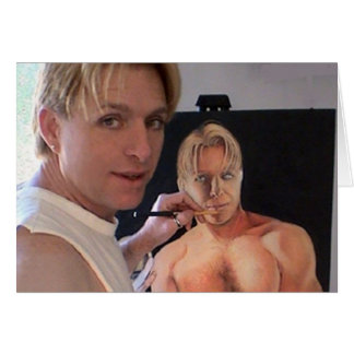 スケッチの自画像