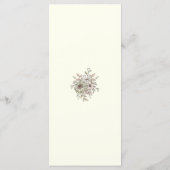 スケッチの花アイボリーロマン結婚ティック メニュー (裏面)