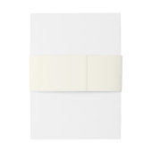 スケッチの花アイボリーロマン結婚ティック 招待状ベリーバンド (裏面例)