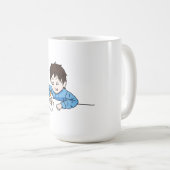 スケッチへの情熱 コーヒーマグカップ (正面右)