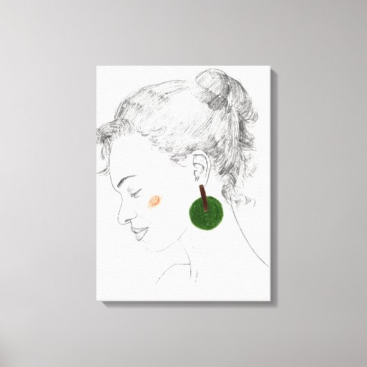 スケッチを見る キャンバスプリント (正面)