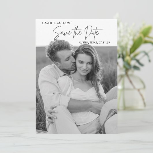 スケッチアナウンスフォト日付の保存 セーブザデート (スタンド正面)