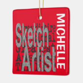 スケッチアーティストエクソナレアカスタム セラミックオーナメント (左)