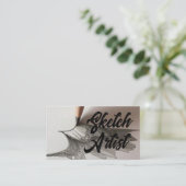 スケッチアーティスト 名刺 (スタンド正面)