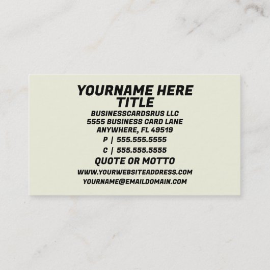 スケッチアーティスト 名刺 (裏面)