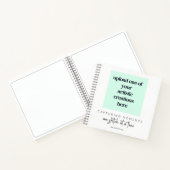 スケッチアートワークの追加引用文名ホワイトスケッチ ノートブック (内部)