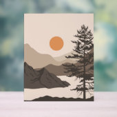 スケッチアート(抽象芸術シェイプ) アクリルサイン (ニュートラル)