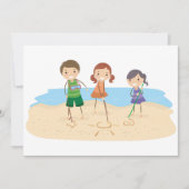 スケッチインザサンド招待状 招待状 (正面)