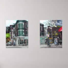 スケッチオブダウンタウンマディソンウィスコンシン