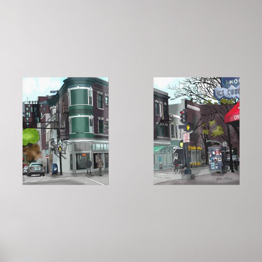 スケッチオブダウンタウンマディソンウィスコンシン (正面)