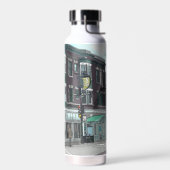 スケッチオブダウンタウンマディソンウィスコンシン ウォーターボトル (左面)