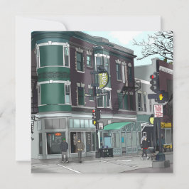 スケッチオブダウンタウンマディソンウィスコンシン カード