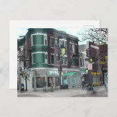 スケッチオブダウンタウンマディソンウィスコンシン ポストカード (正面/裏面)