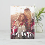 スケッチオーバーレイ | ホリデー写真カード シーズンカード (スタンド正面)