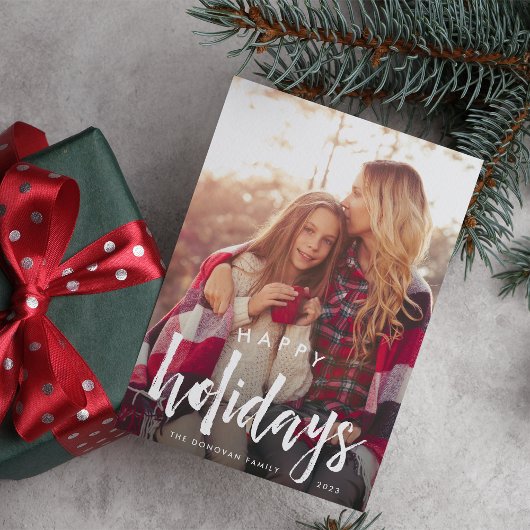 スケッチオーバーレイ | ホリデー写真カード シーズンカード