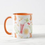 スケッチカクテルパターン マグカップ (左)