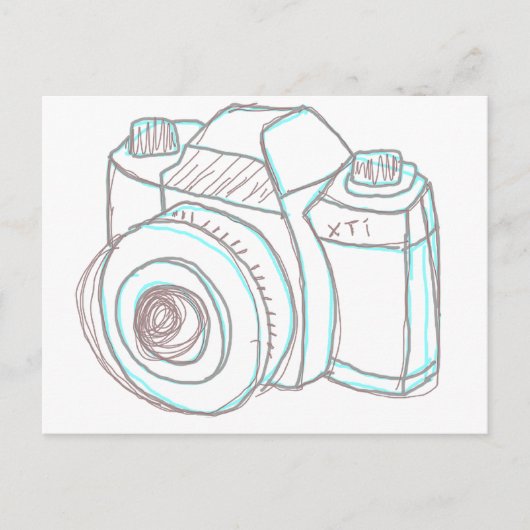 スケッチカメラのはがき ポストカード (正面)