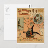 スケッチカード「エルドラ」、ジャグラー・オブ・ザ・ワールド ポストカード (正面/裏面)