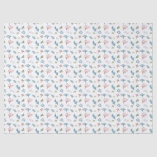 スケッチクリスマスボタニカルティッシュペーパー 薄葉紙