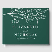 スケッチグリーンフローラ結婚写真 ゲストブック (正面)