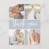 スケッチグレー |結婚さんの写真 ポストカード (正面)