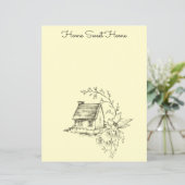 スケッチコテージスクラップブック紙または文房具 (スタンド正面)