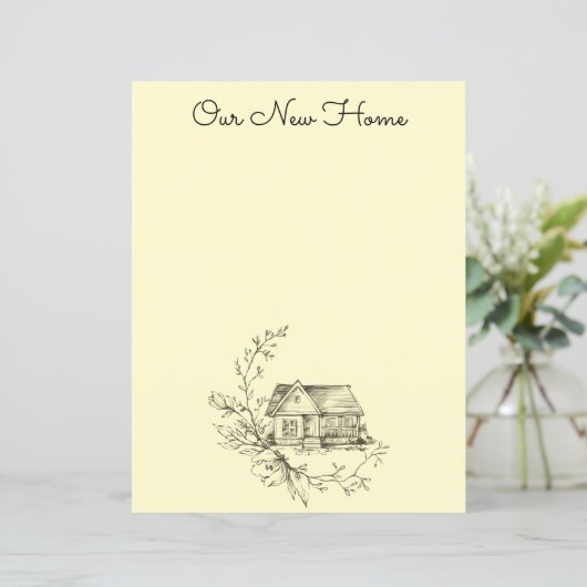 スケッチコテージスクラップブック紙または文房具 (スタンド正面)