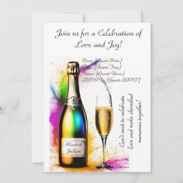 スケッチザエレガンスオブブライダルシャワー 招待状