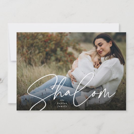 スケッチシャロムフルフォトハヌカー シーズンカード (正面)