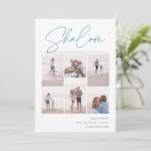 スケッチシャロム6フォトコラージュハヌカー シーズンカード (スタンド正面)