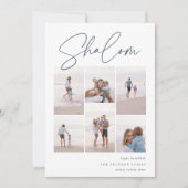 スケッチシャロム6フォトコラージュハヌカー シーズンカード (正面)